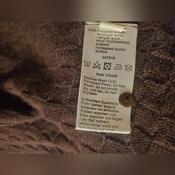 Venus brown poncho - Picture 6 of 8